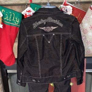 Rare Harley-Davidson Jacket with Matching Pants
